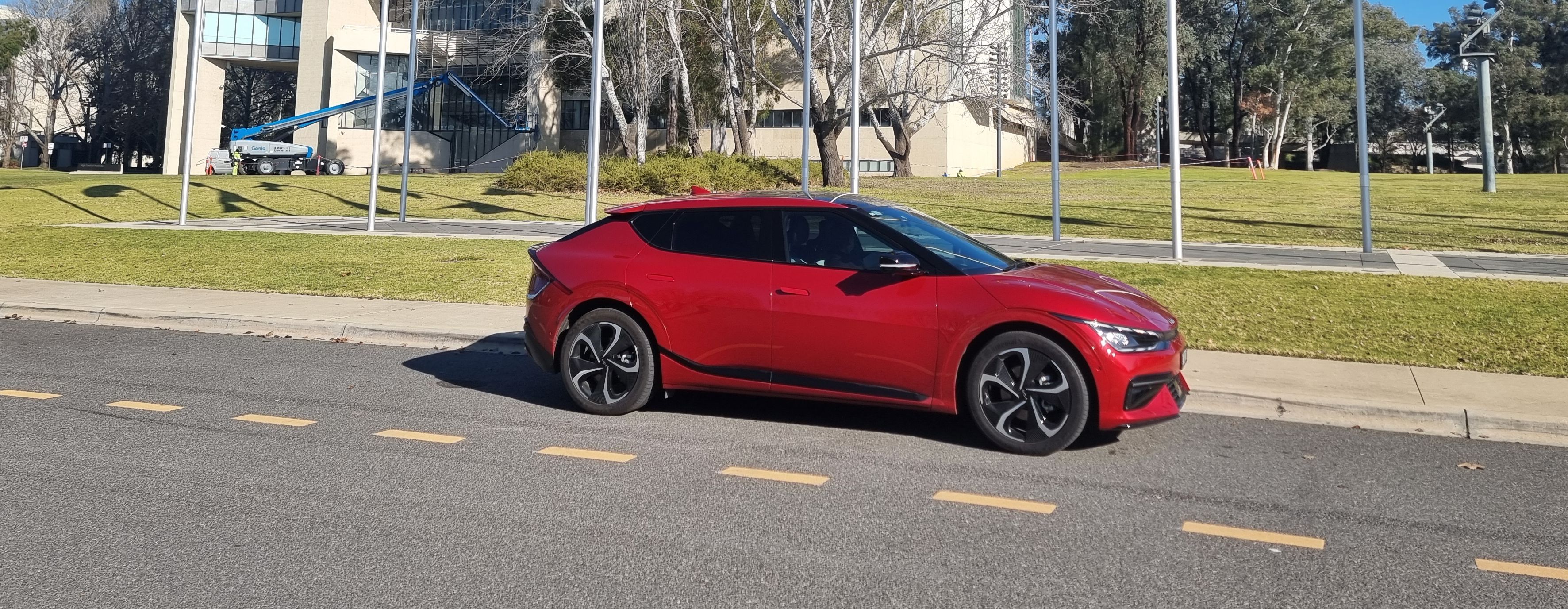 KEVOCA Founding Member Gary with his red Kia EV6